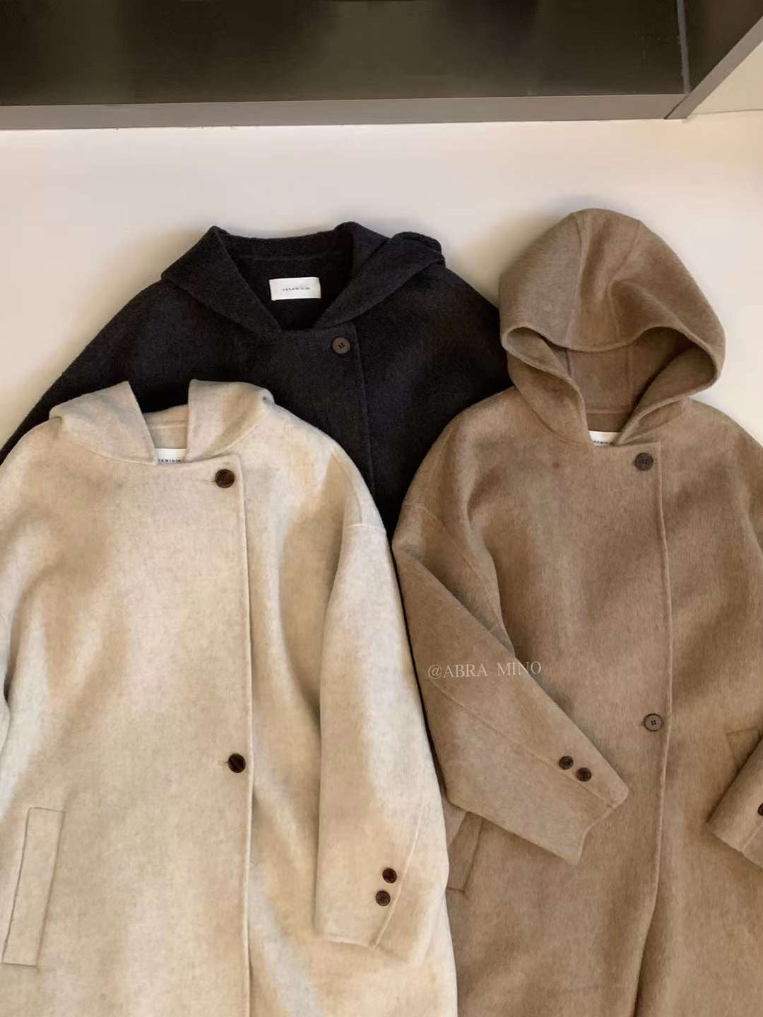 Kelly Designs Wool Oatmea Coat With Gloves (Instock)