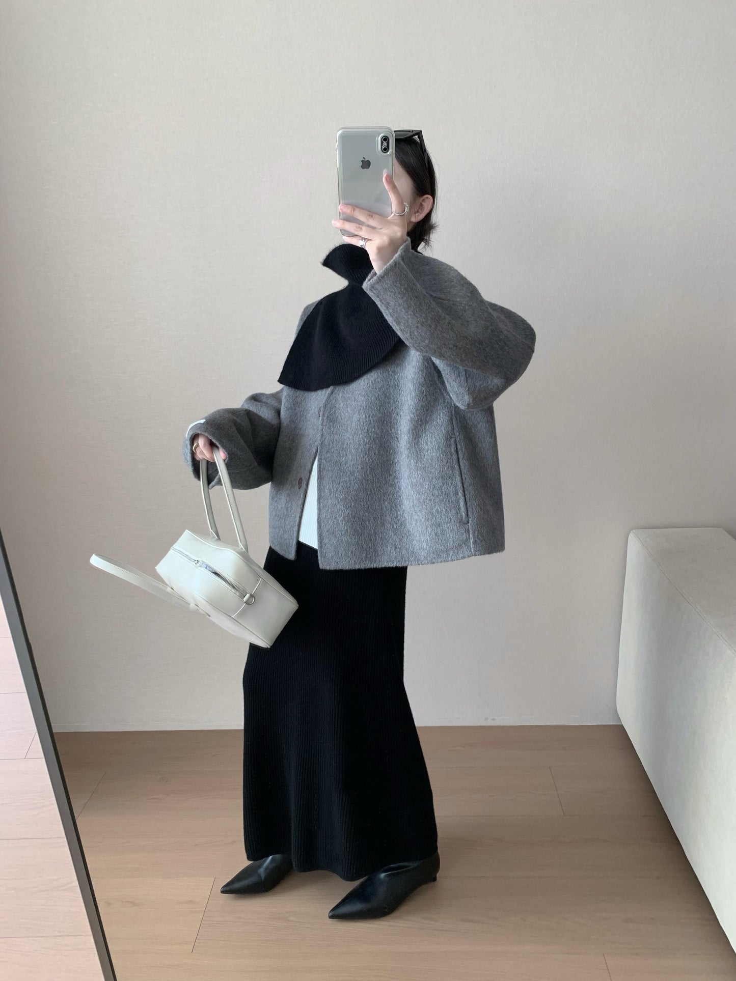 Kelly Designs Wool Coat with Scarf Set(Instock)