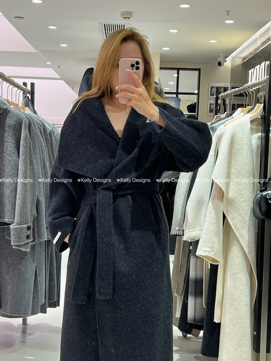 Kelly Designs Charcoal Wool Coat (Instock)