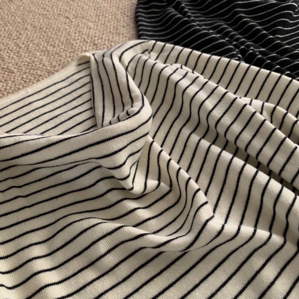 Kelly Designs Two Colors Stripe 2-ways Top (Instock)