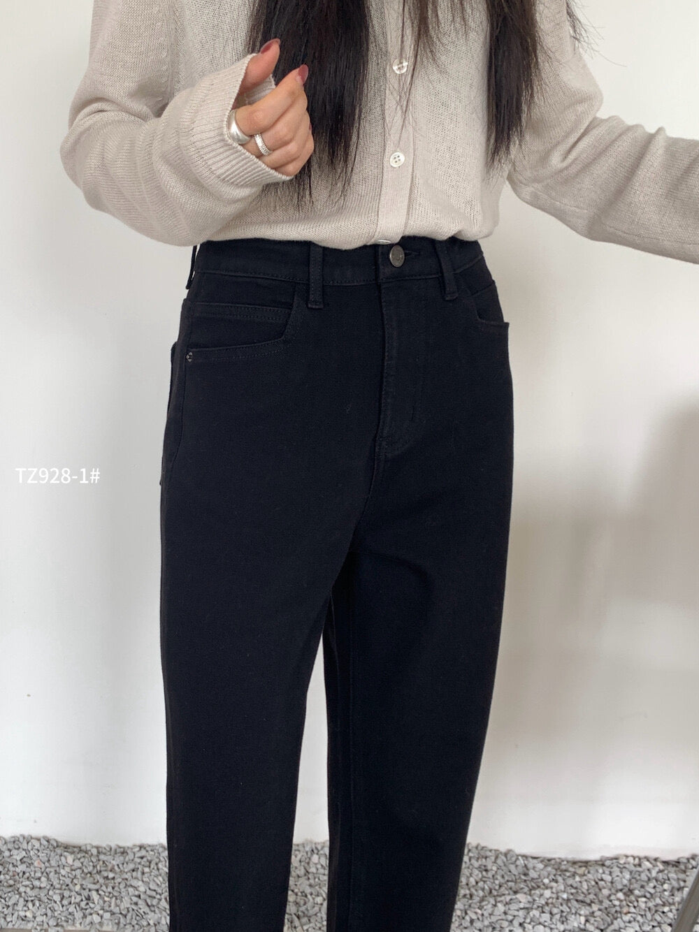 Kelly Designs Soft Black Jeans(Instock)