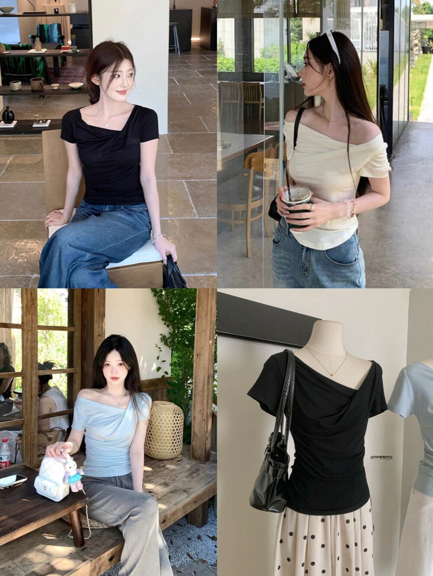 Kelly Designs Three Colors Slim Top (Instock)