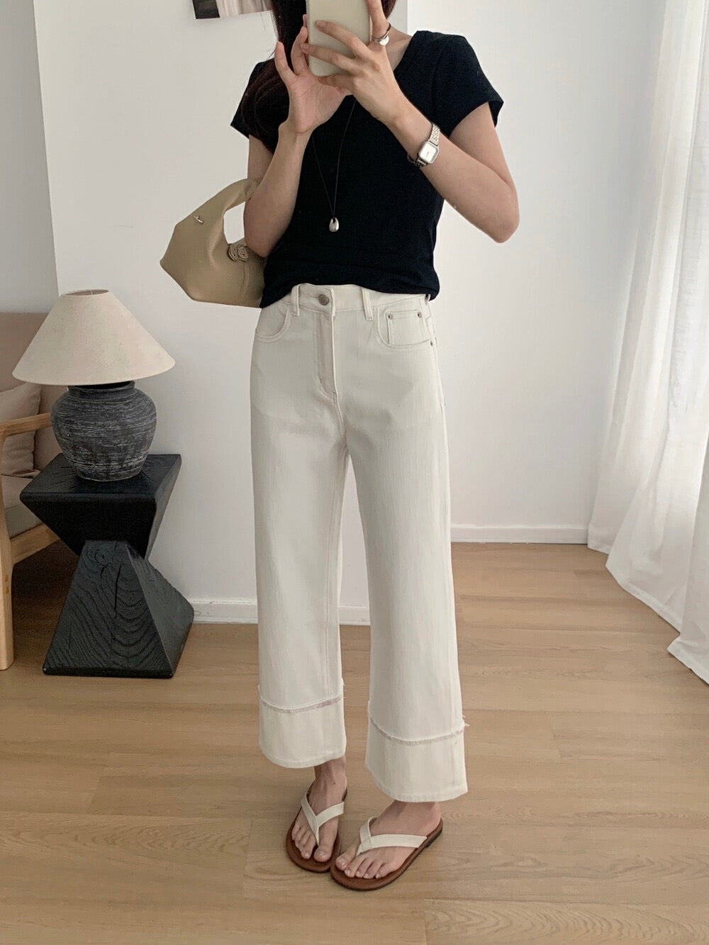 Kelly Designs White Soft Jeans(Instock)