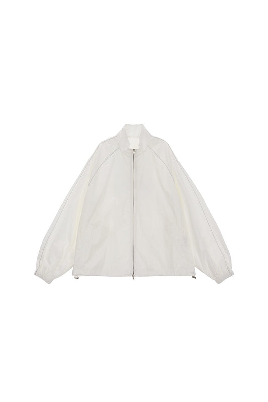 MATIN KIM LOGO COATING JUMPER IN IVORY (Instock)