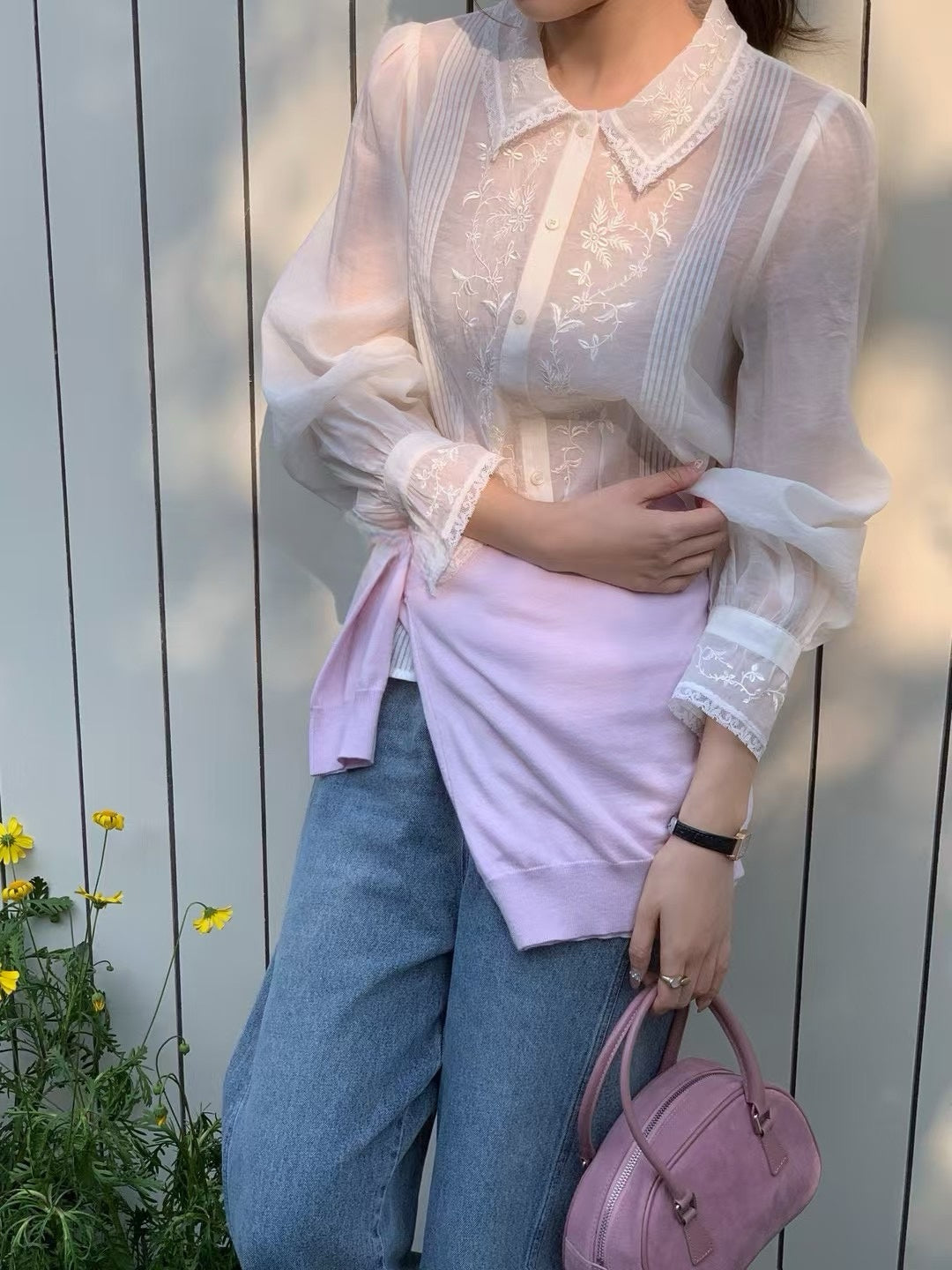 Kelly Designs Lace Inner Blouse (Instock)