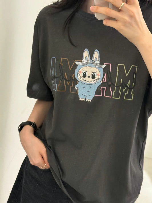 Korean APM Collection Labubu Graphic T-Shirt (Instock)