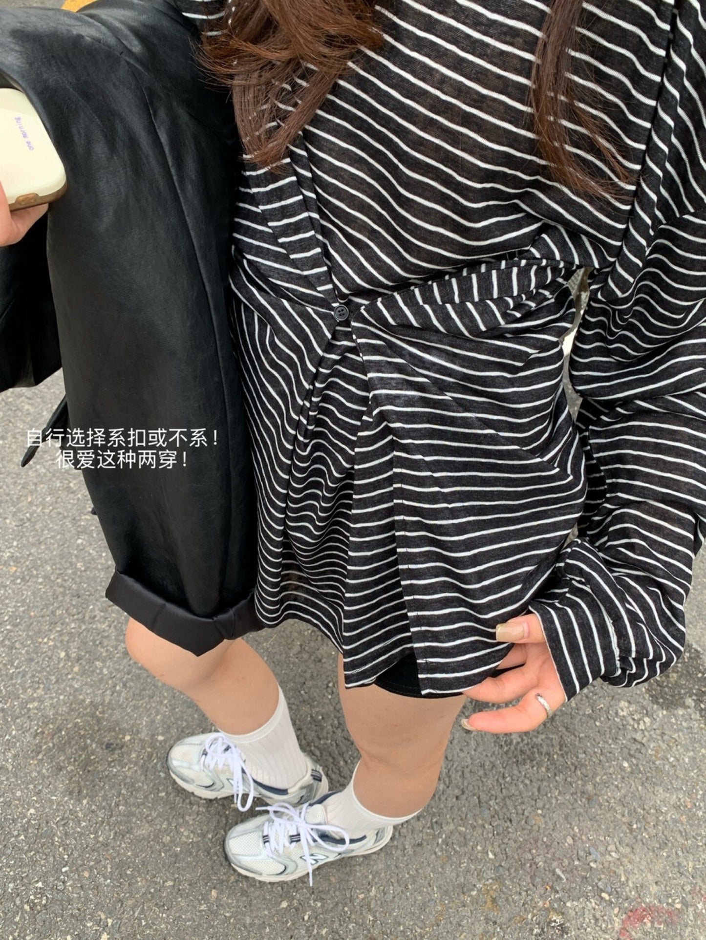 Kelly Designs Two Colors Stripe 2-ways Top (Instock)