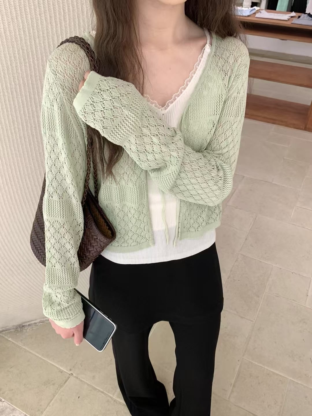 Kelly Designs Mocha Layer Cardigan (Instock)