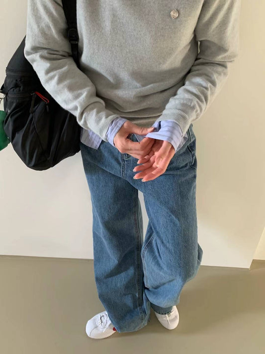 Korean APM Collection Round Neck Sweatshirt (Instock)