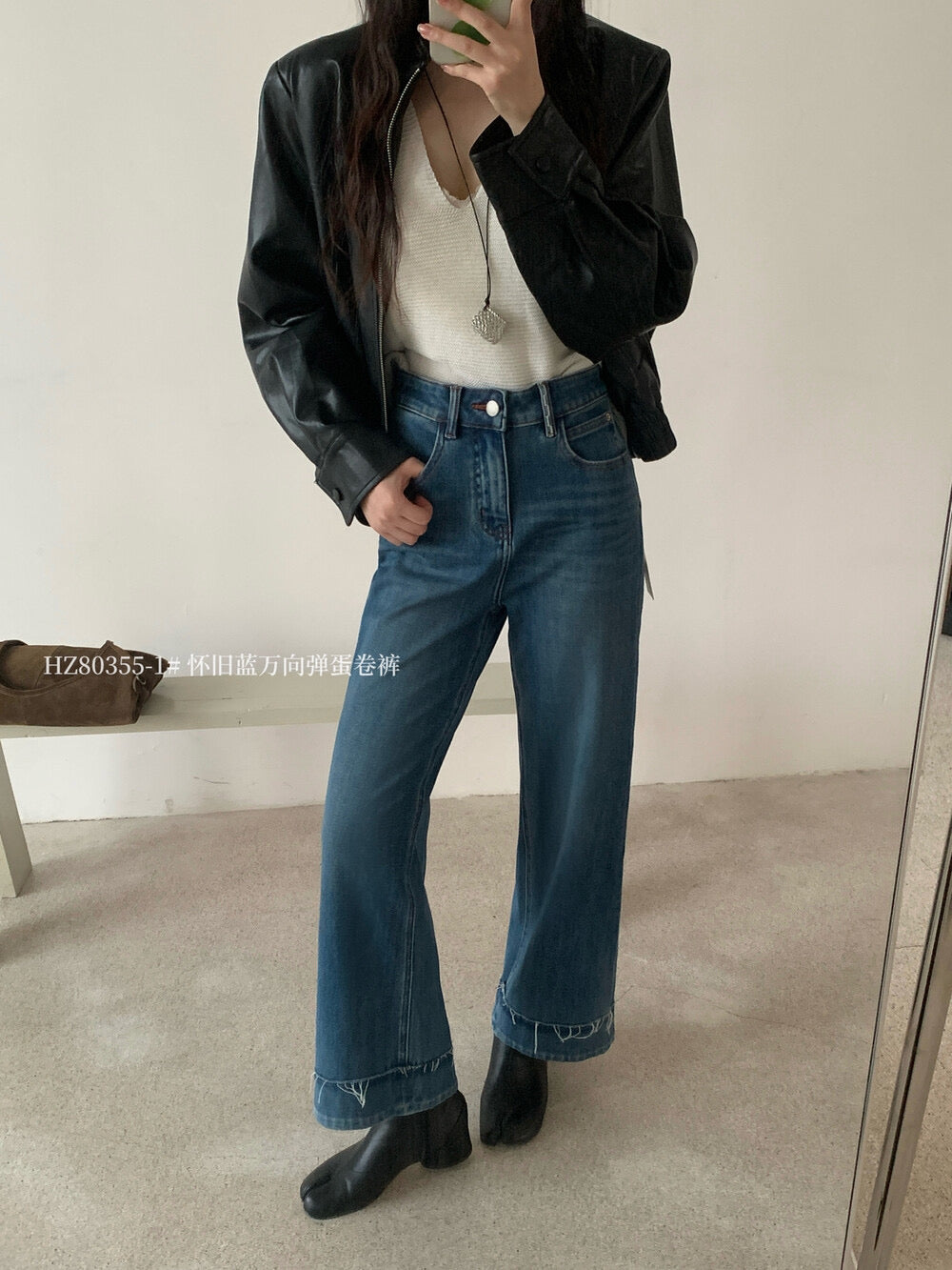 Kelly Designs Soft Navy Jeans(Instock)