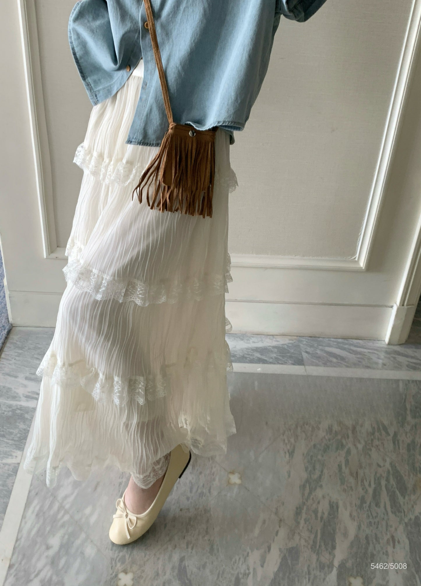 Kelly Designs Lace Beige Skirt (Instock)