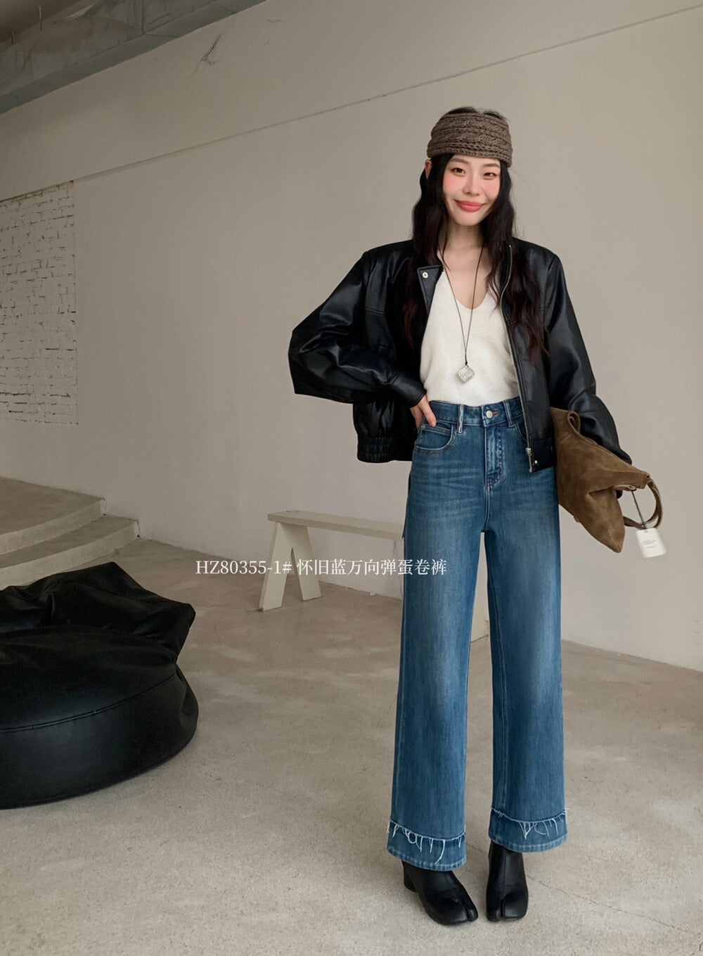 Kelly Designs Soft Navy Jeans(Instock)