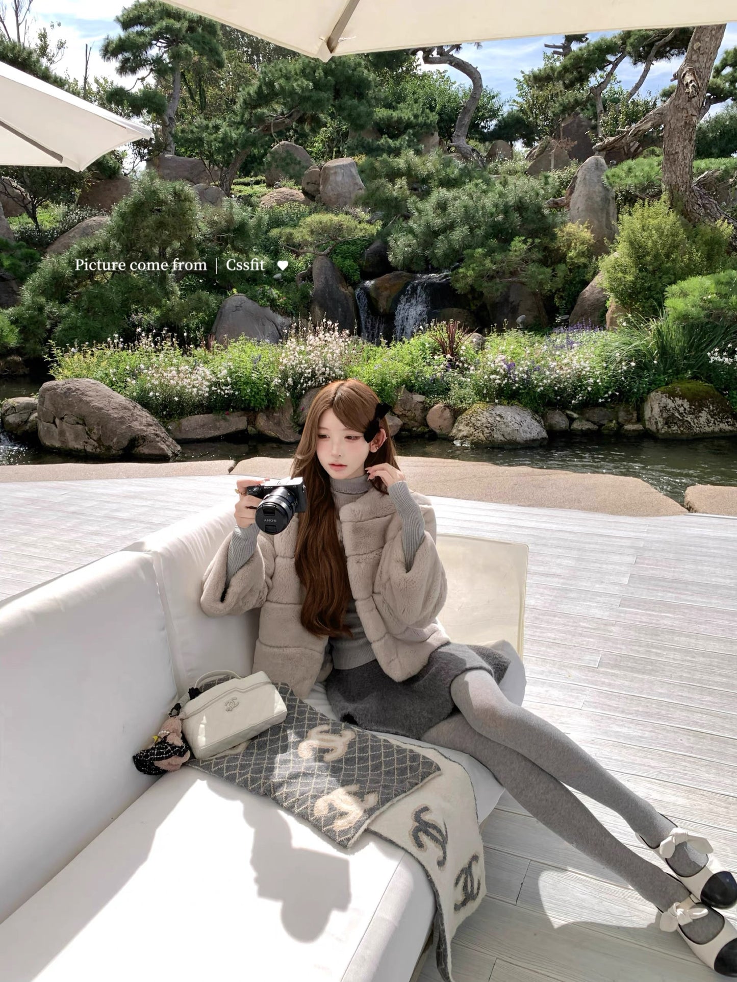 Kelly Designs Imported Rex Rabbit Fur Jacket – Grey | New Year Rabbit (Instock)