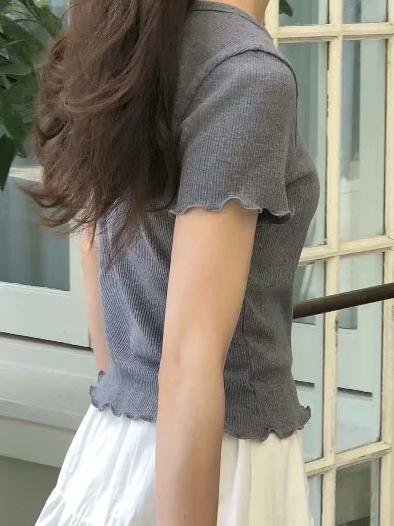 Korean APM Collection Ounce Summer Top (Instock)