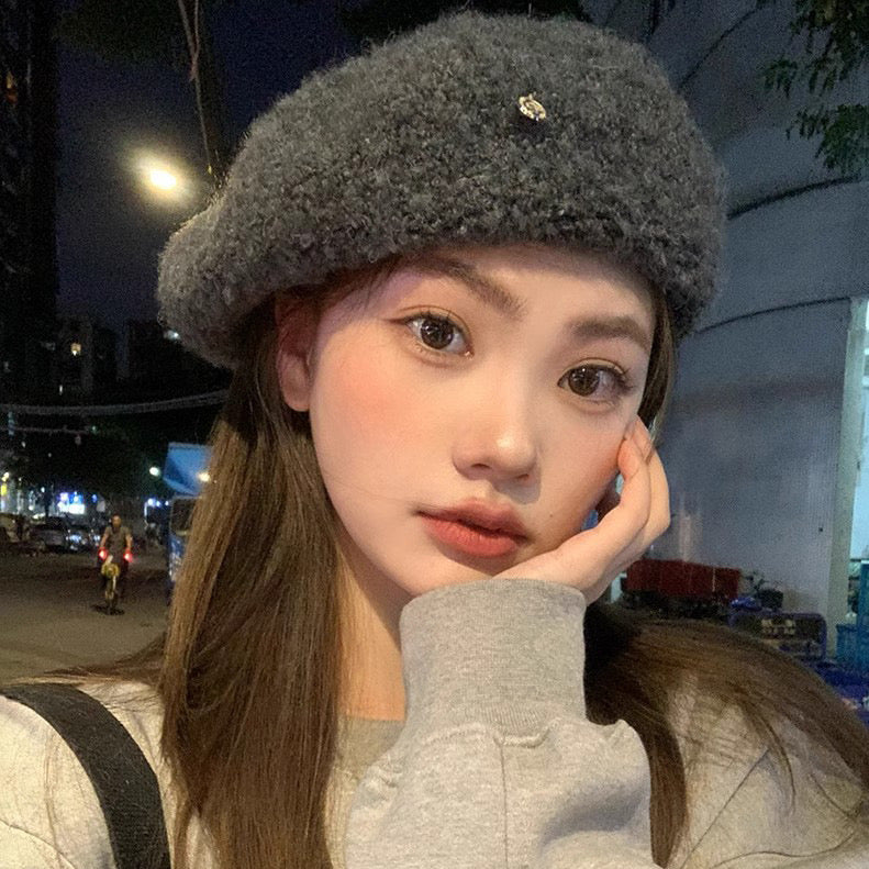 Kelly Designs Teddy Textured Beret Hat (Instock)