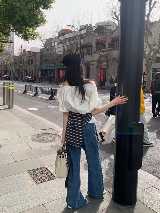 Korean APM Collection Casual Soft Jeans (Instock)