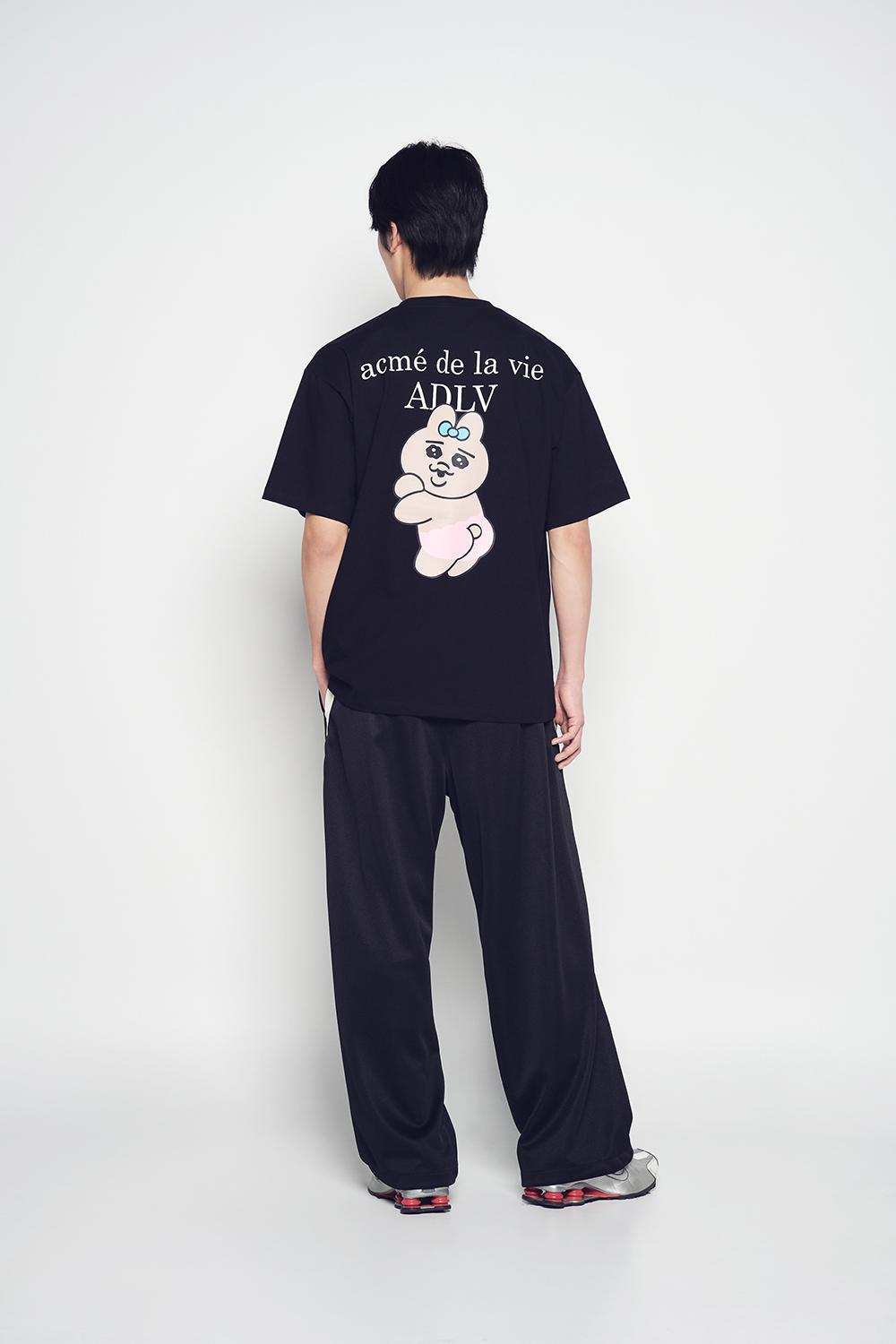 ADLV TANNING OPANCHU USAGI BASIC LOGO SHORT SLEEVE T-SHIRT BLACK (Instock)
