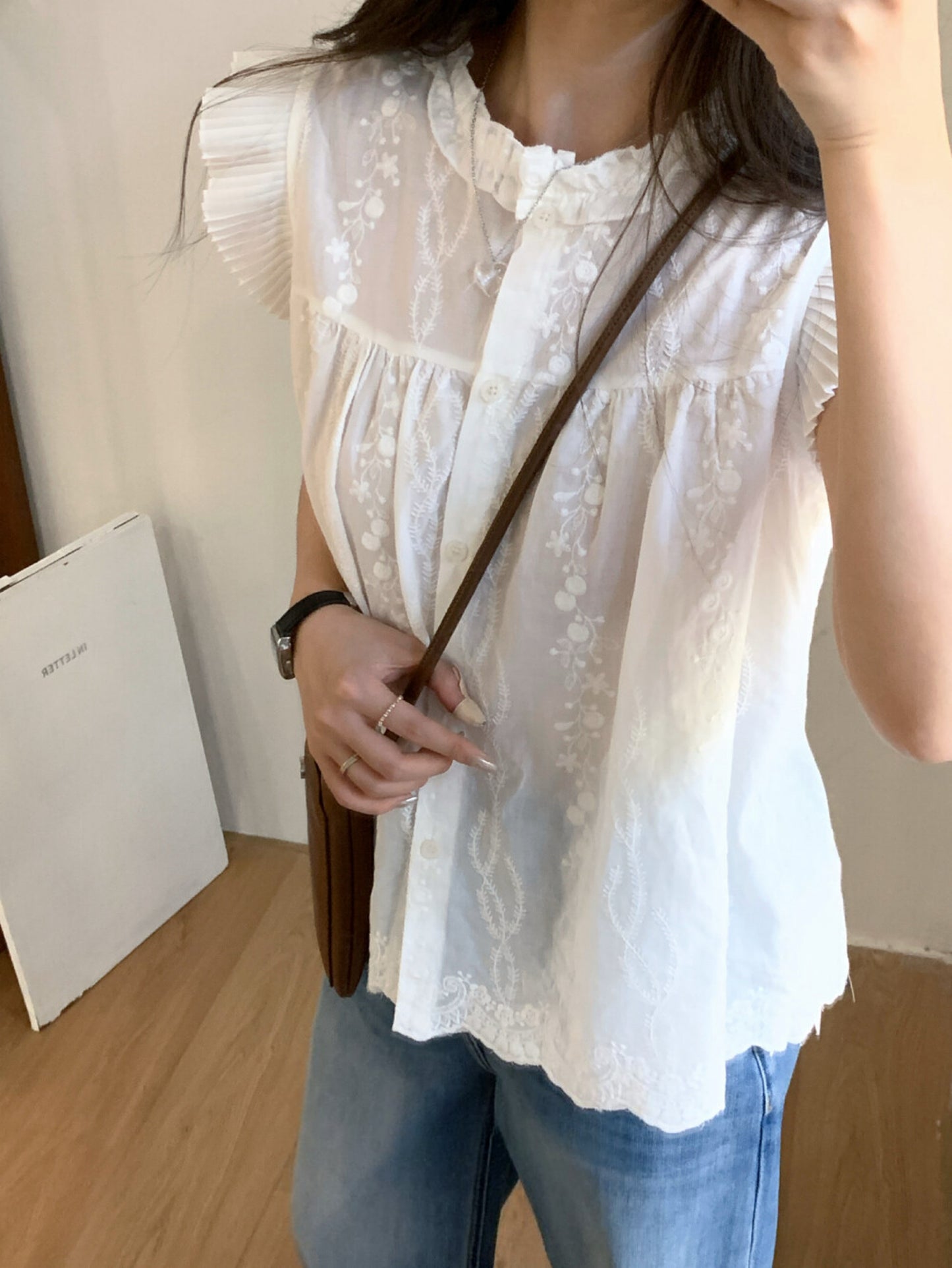 Kelly Designs floral lace blouse (Instock)