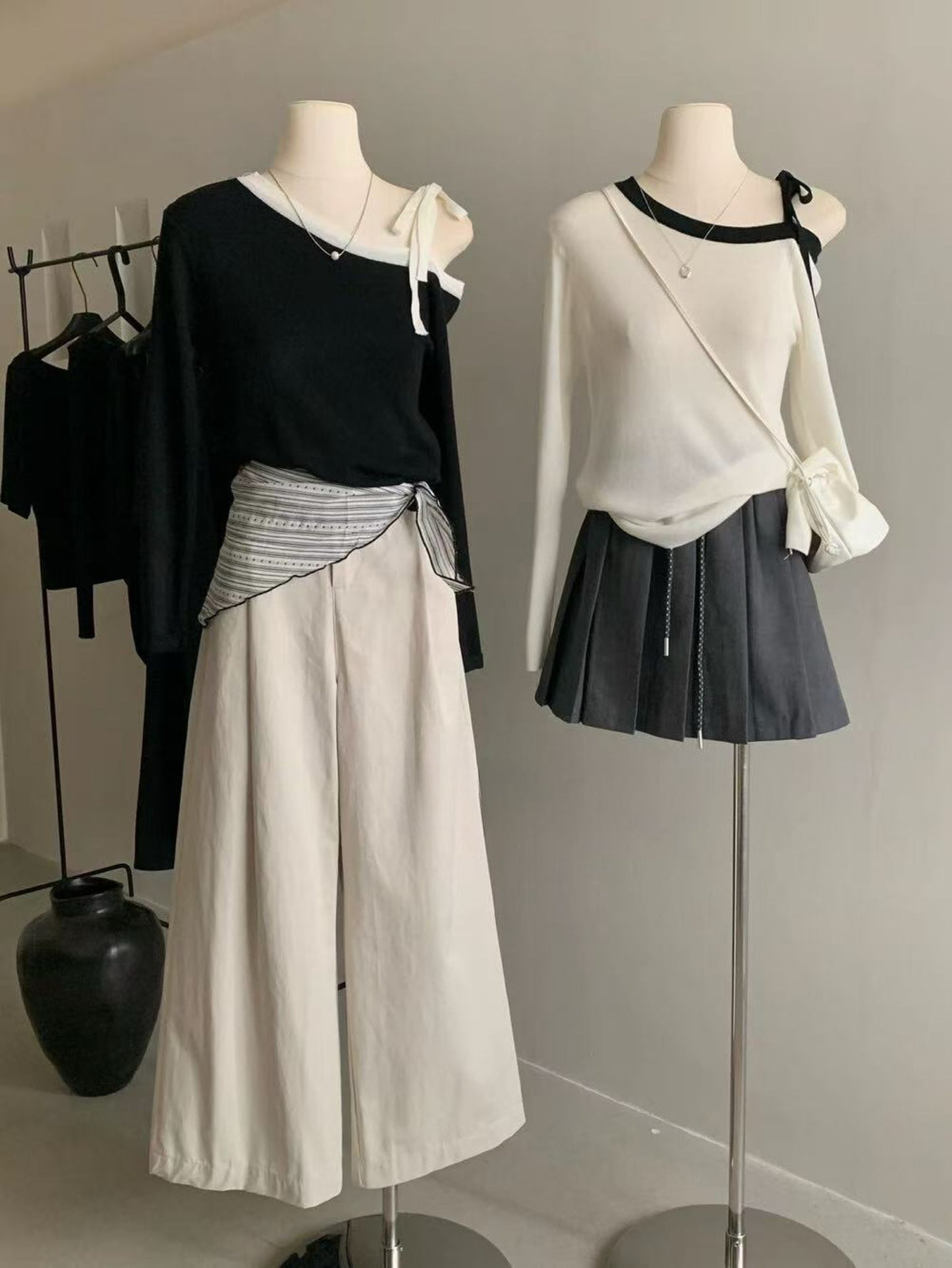 Kelly Designs Two Colors Off Shoulder Top (Instock)