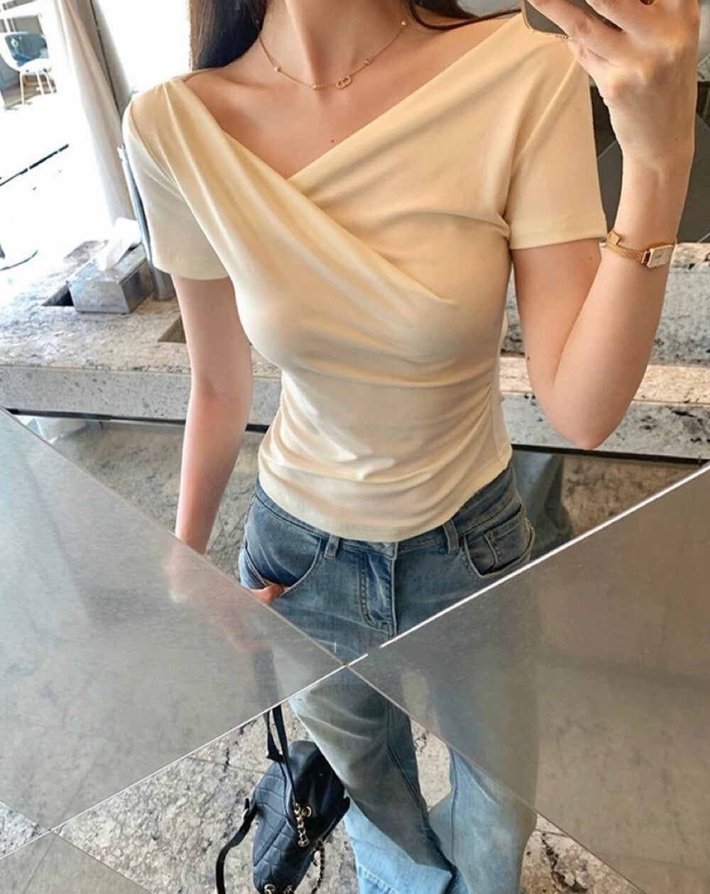 Kelly Designs Three Colors Slim Top (Instock)