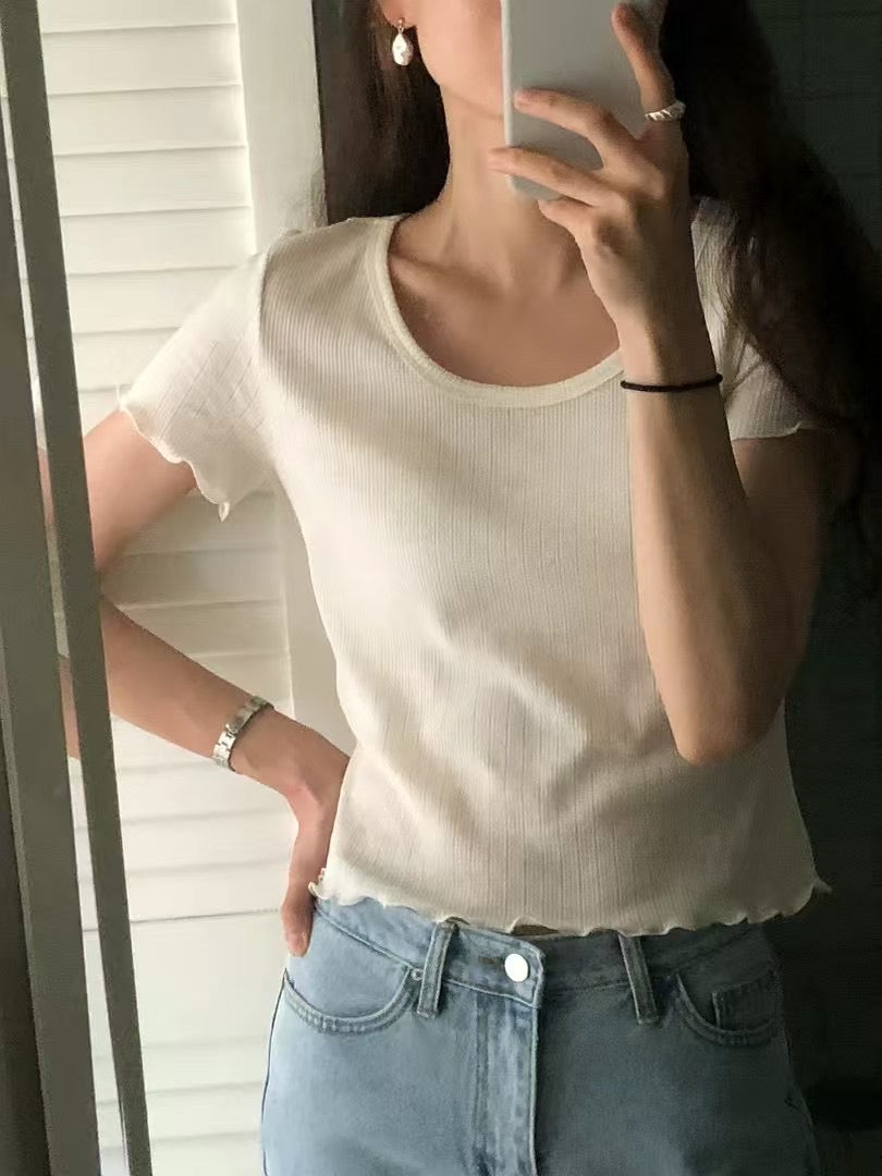 Korean APM Collection Ounce Summer Top (Instock)