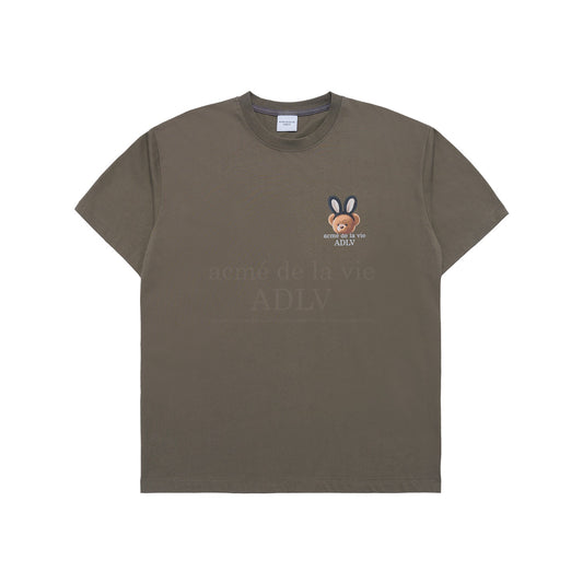 ADLV RABBIT BEAR DOLL LOGO SHORT SLEEVE T-SHIRT (Instock)