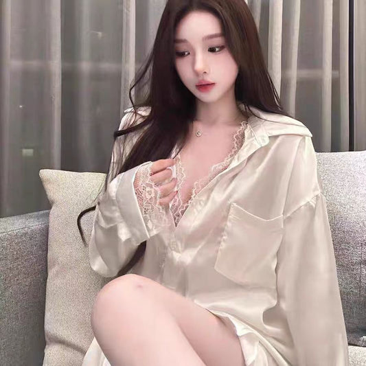 Kelly Designs White Lace Pajamas (Instock)