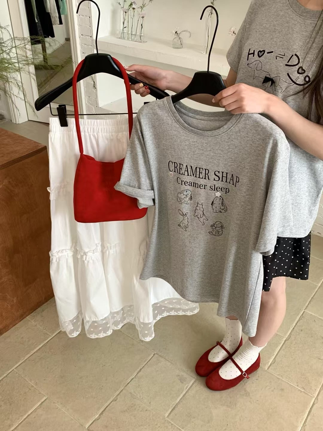Kelly Designs 3 Colors Bunny Tshirt (Instock)