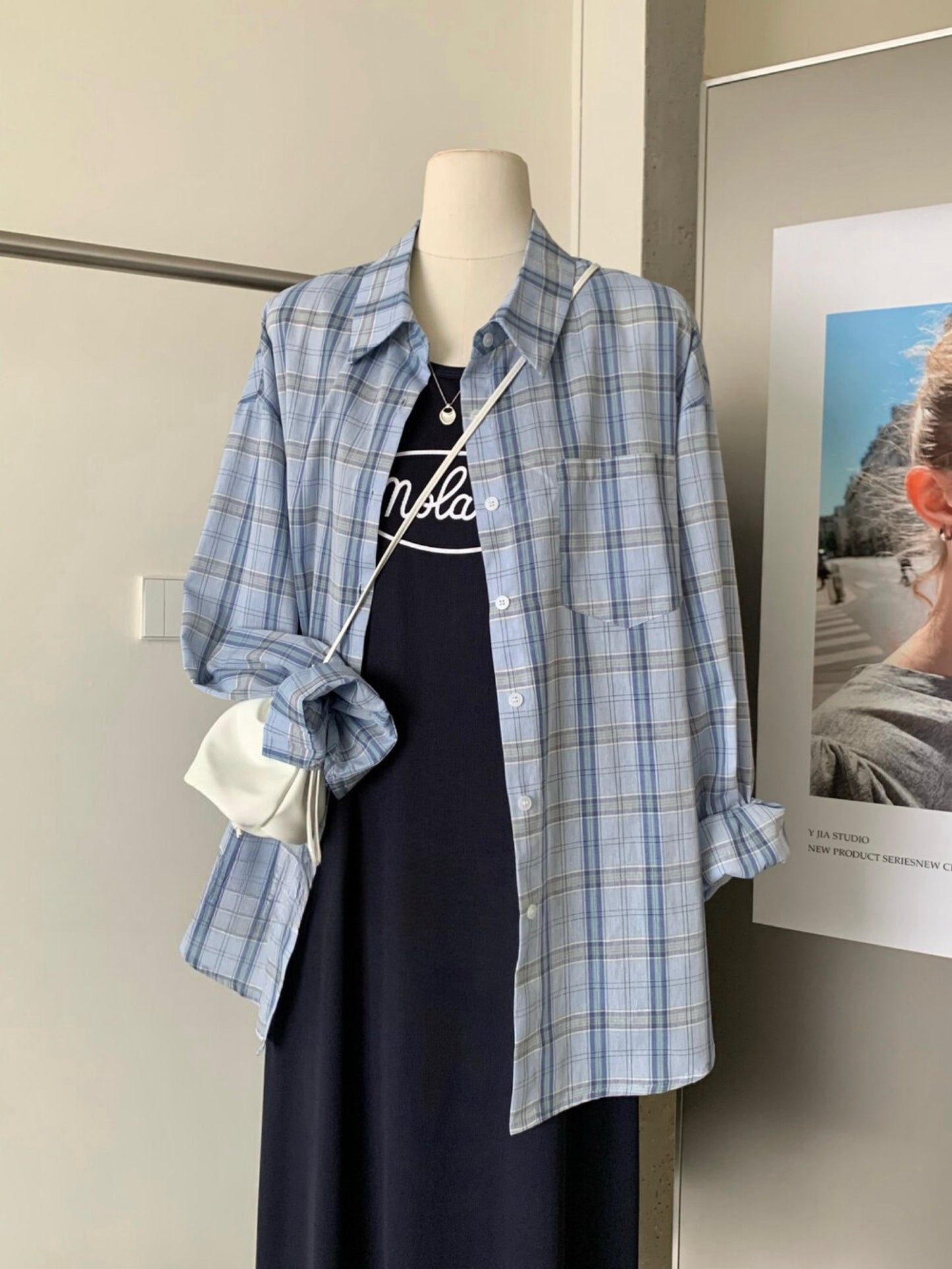 Kelly Designs Navy Dress and Blouse Set (Instock)
