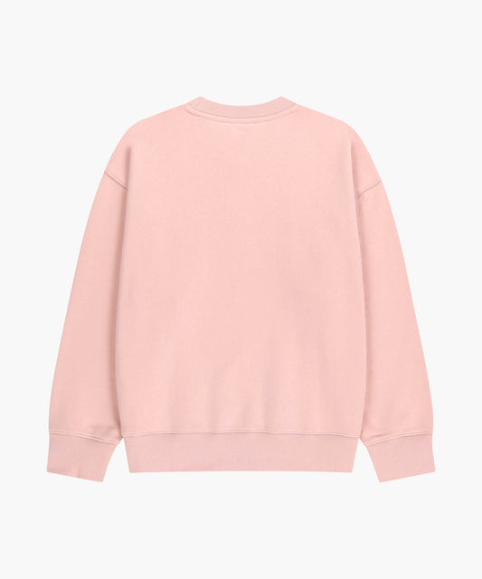 Marithe DRAWING CLASSIC LOGO SWEATSHIRT salmon(Instock)