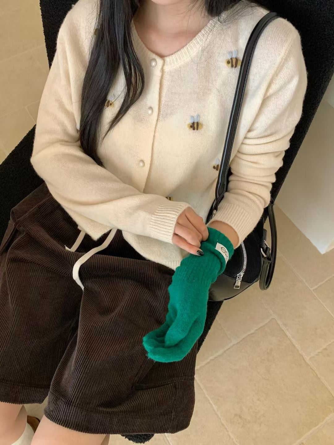 Kelly Designs Three Colors Bees Cardigan (Instock)