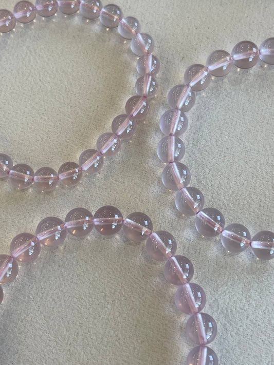 Kelly Designs Natural Pink Six Star Crystal Bracelet (Instock)