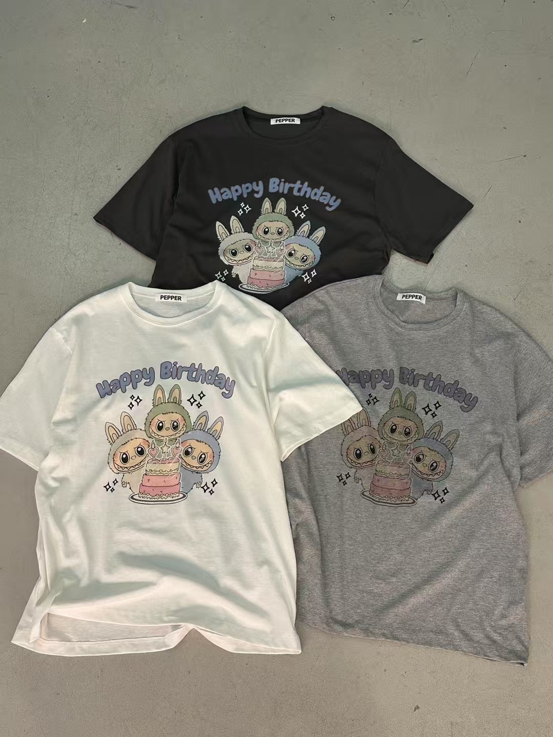 Korean APM Collection Labubu Graphic T-Shirt (Instock)