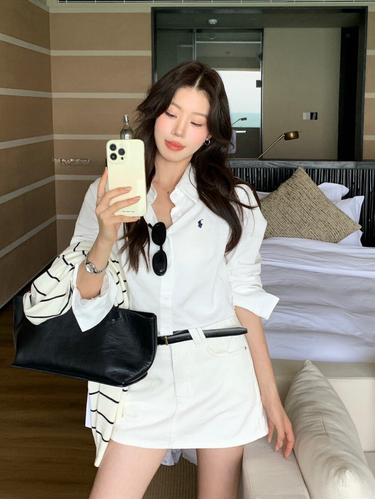 Kelly Designs Embroidery White Blouse (Instock)