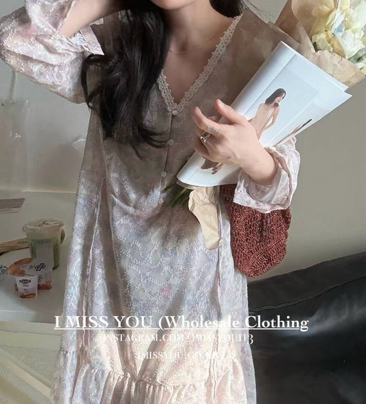 Korean APM Collection I Miss You Pink Dress (Instock)
