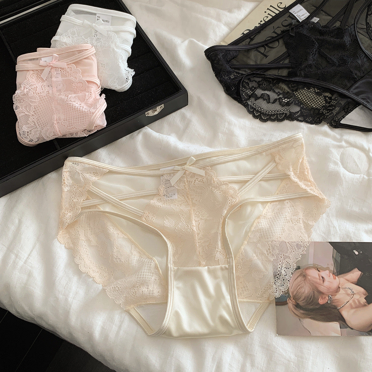 Kelly Designs 4 Colors Lace Underwear (Instock)