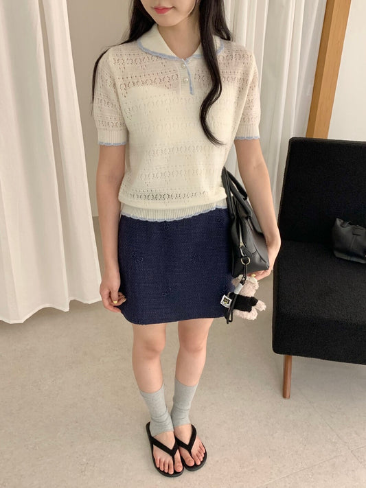 Kelly Designs 100% Wool White Top (Instock)