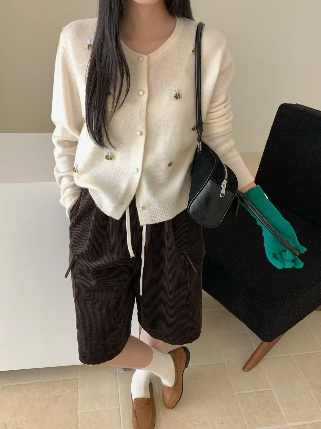 Kelly Designs Three Colors Bees Cardigan (Instock)