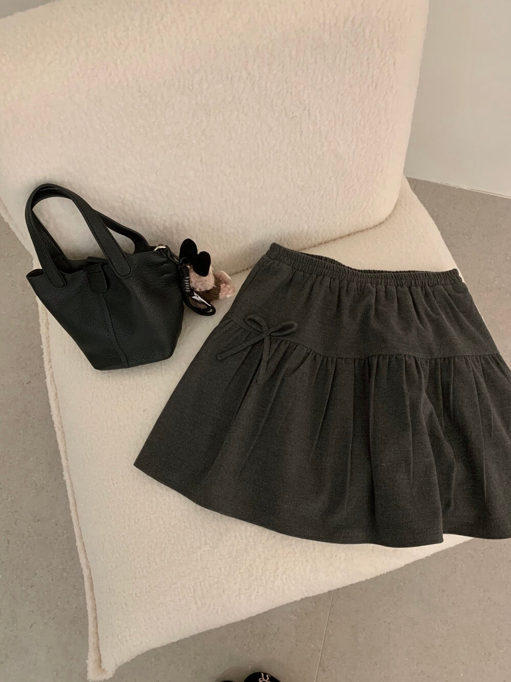 Kelly Designs Dark Grey Ribbons Skirt (Instock)