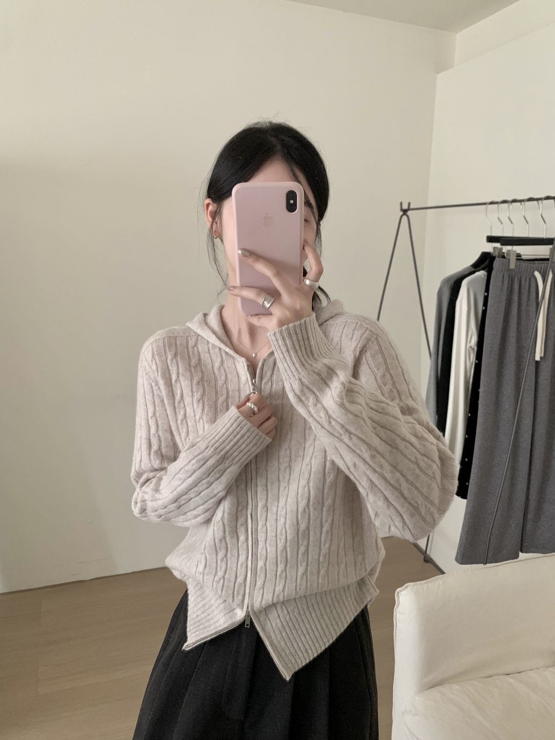 Kelly Designs Wool Multiple Colors Zip Up Cardigan (Instock)