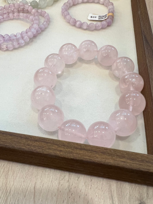 Kelly Designs Natural Pink Crystal Bracelet (Instock)