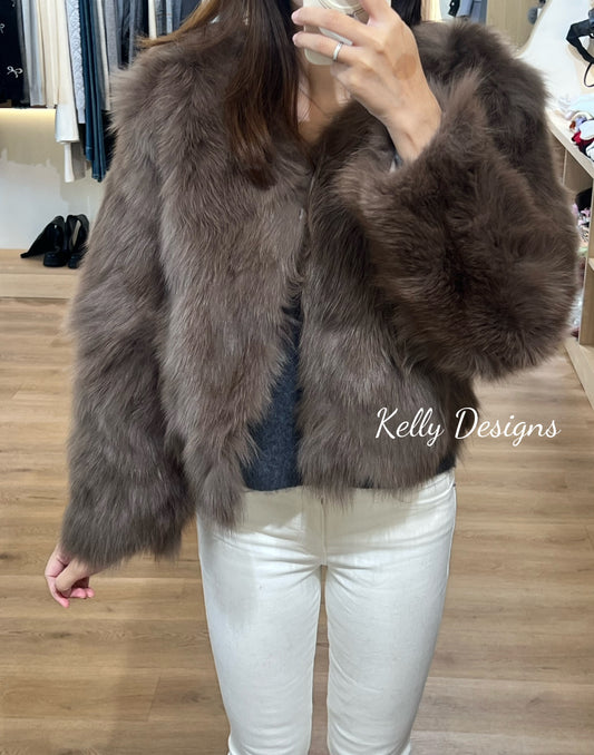 Kelly Designs Fox Fur Coco Jacket (Instock)