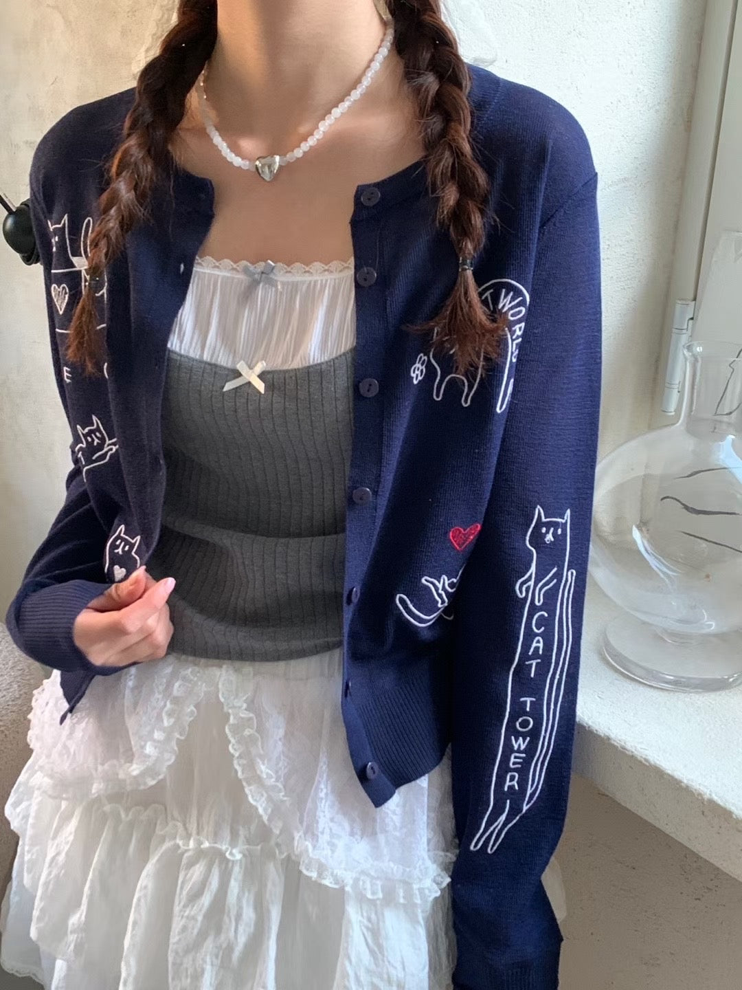 Korean APM Collection Cartoons Cardigans (Instock)