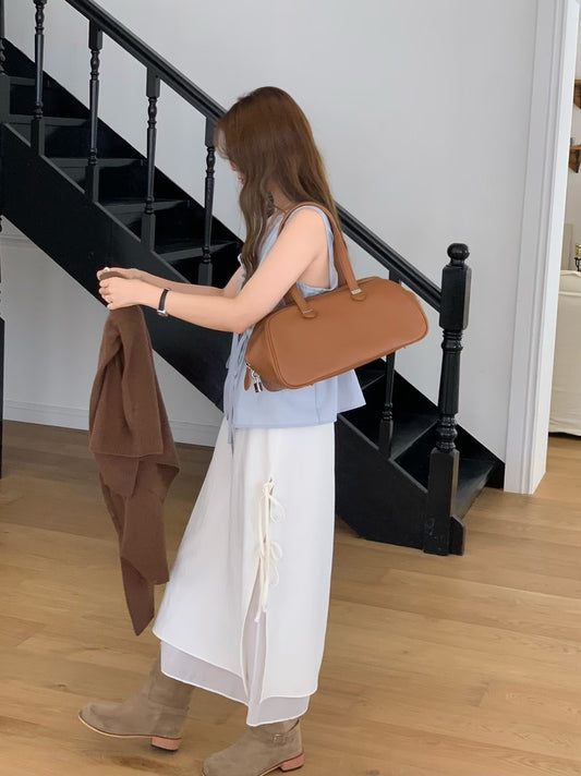 Korean APM Collection Lace Blue Top (Instock)