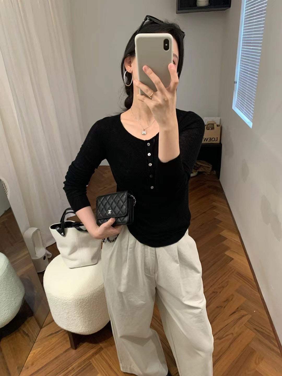 Kelly Designs Round Neck Wool Slim Top (Instock)