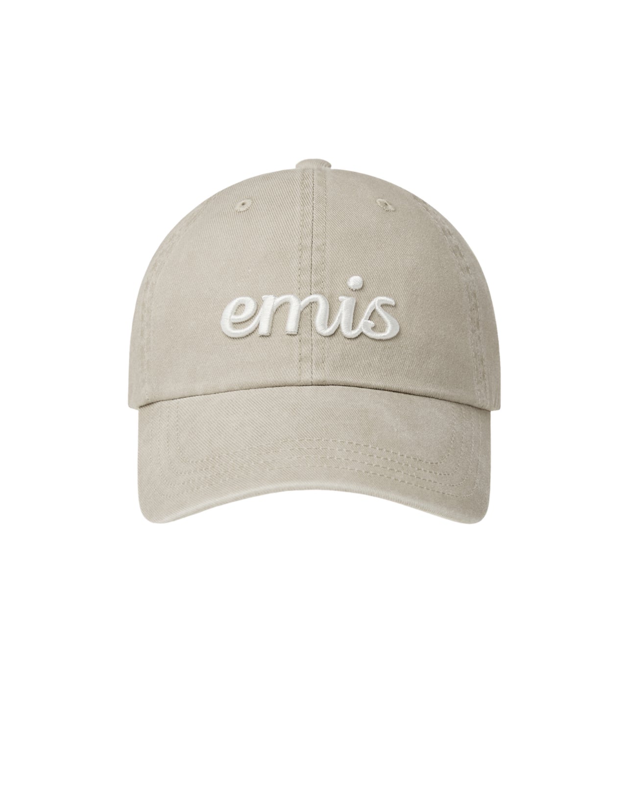 EMIS VINTAGE PIGMENT BALL CAP-BEIGE (Instock)