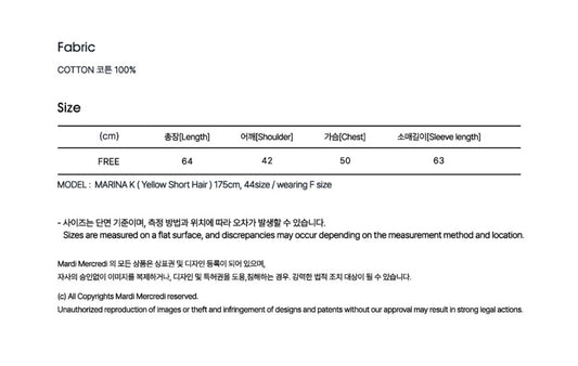 Mardi Mercredi TSHIRT LONG SLEEVE FLOWERMARDI_BROWN CREAM (Instock)