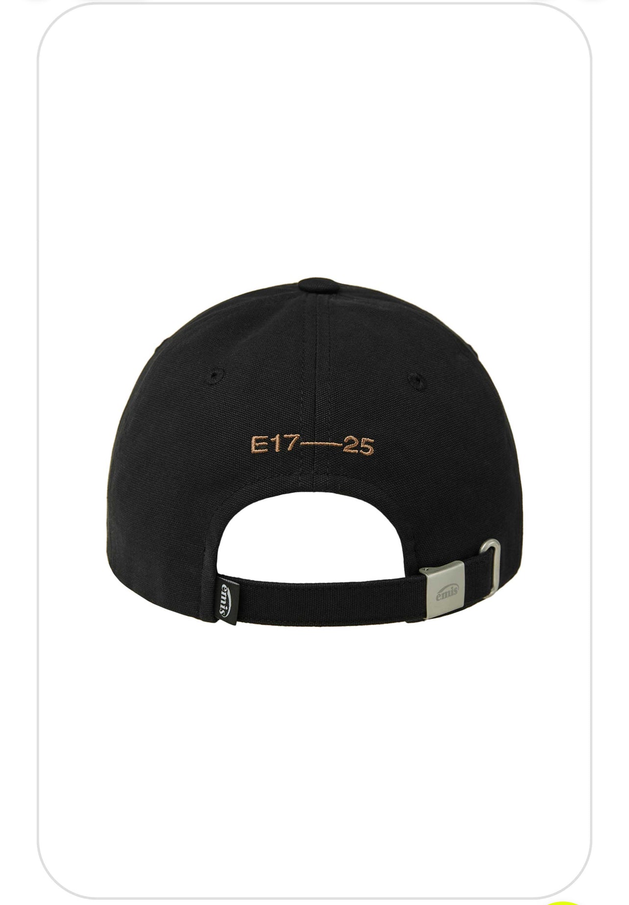 EMIS OXFORD BALL CAP-BLACK (Instock)