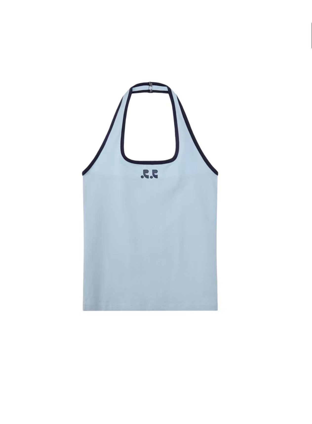 Rest & Recreation HALTER NECK SLEEVELESS - Sky Blue (Instock)