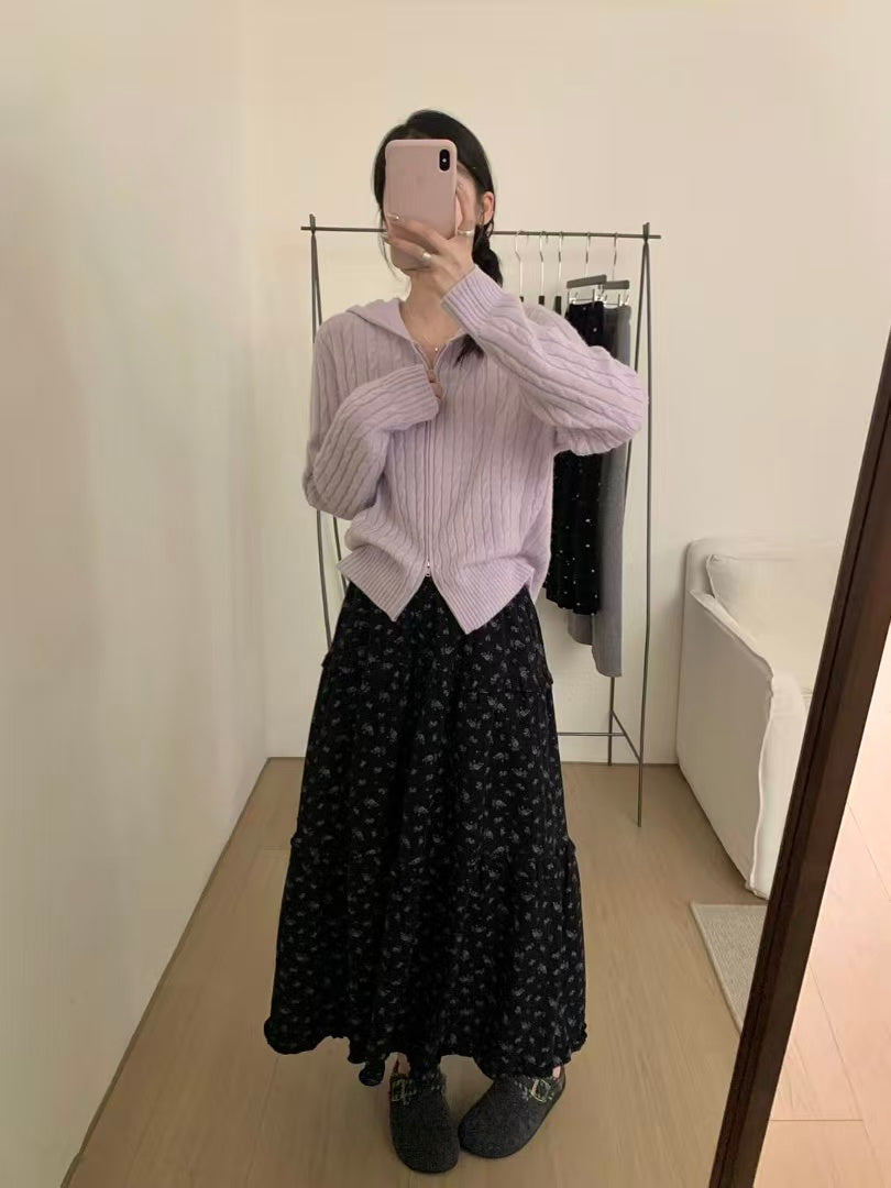 Kelly Designs Wool Multiple Colors Zip Up Cardigan (Instock)